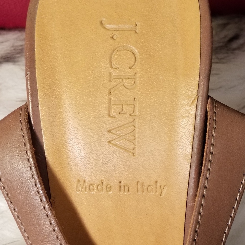 Italian LEATHER J.Crew Heels Shoes Final Markdown - Picture 2 of 8